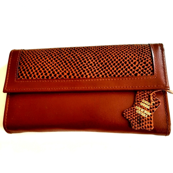 Stylish Wpmen's Genuine Leather Clucth Evening Wallet Bag - Picture 9 of 9